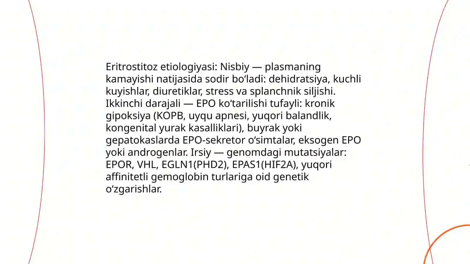 Simptomatik eritrostitozlar 4