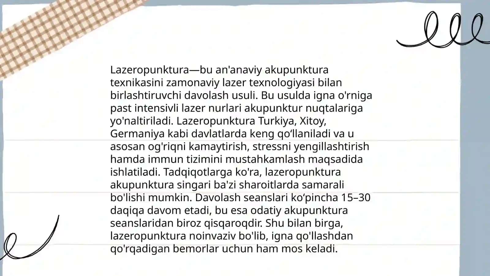 Lazeroterapiya. Lazeropunktura 4