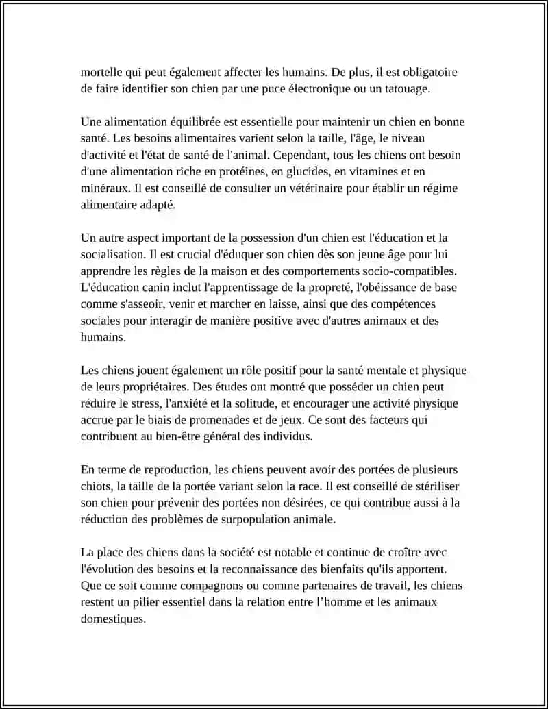 Les chiens 4