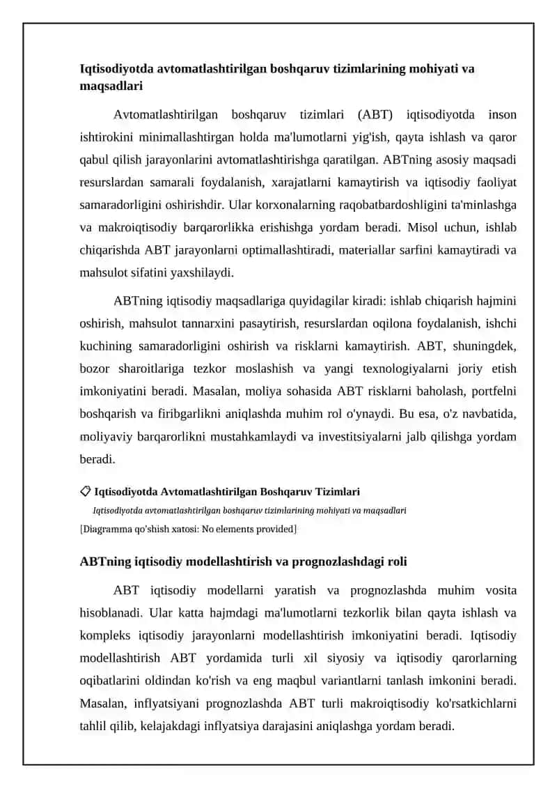 Iqtisodiyotda avtomatlashtirilgan boshqaruv tizimlari 4