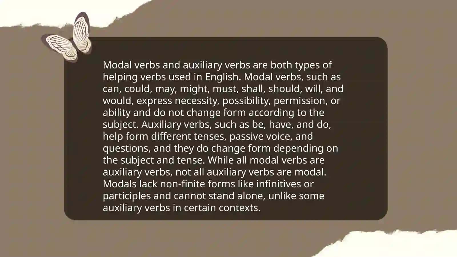 Modal verbs 4