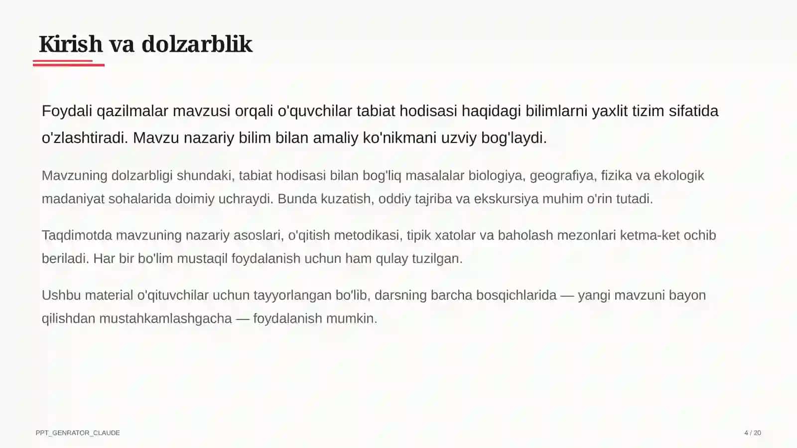 Foydali qazilmalar (3-sinf) 4