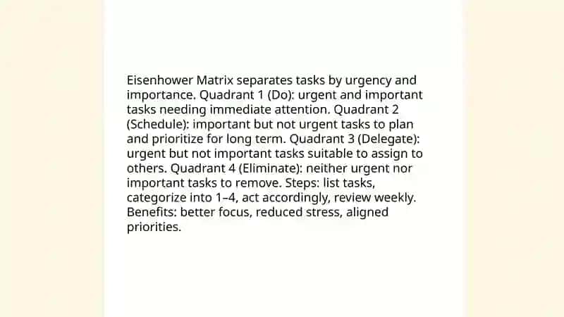 Time management 4
