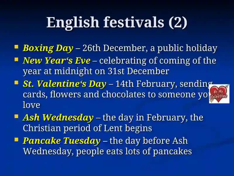 English traditions 4