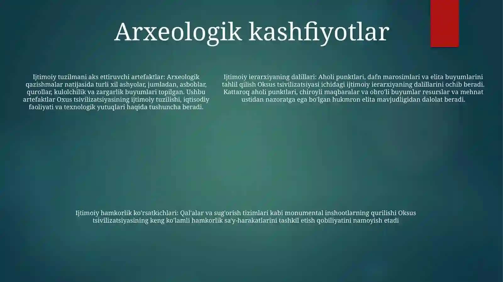 Oks Sivilizatsiyasining Ijtimoiy Xarakteri 4
