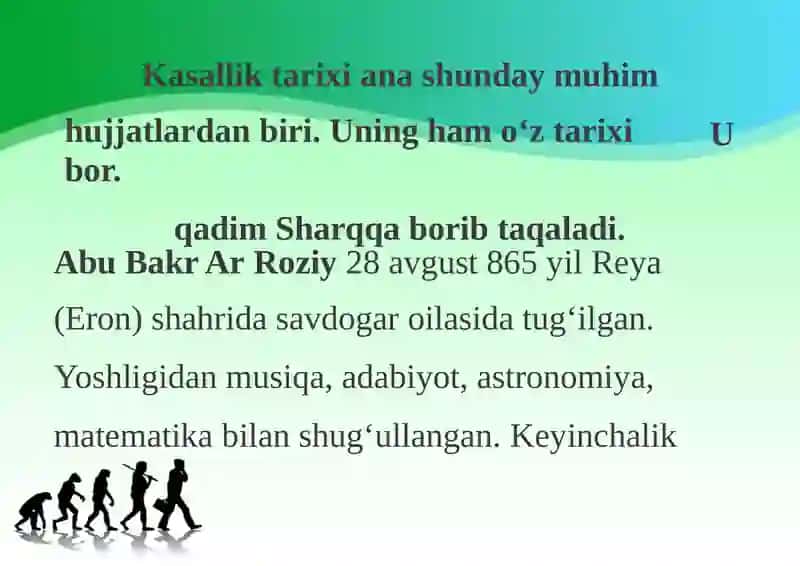 Kasallik tarixi 4