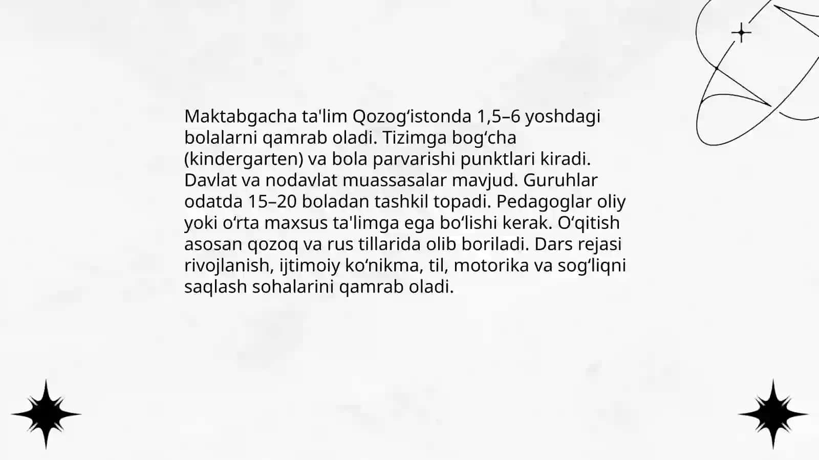 Qozogʻiston ta'lim tizimi 4
