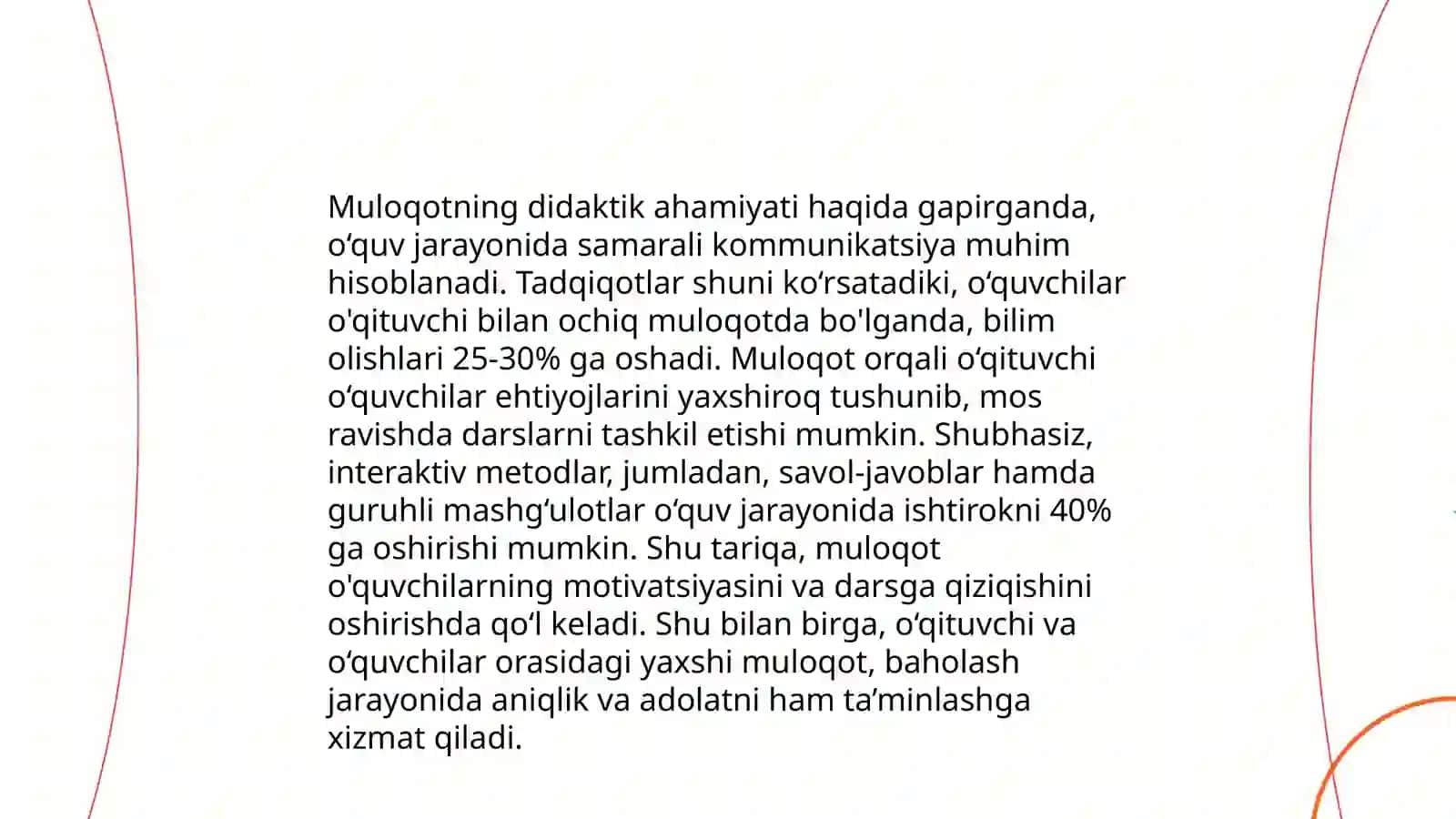 Pedagogik faoliyatda muloqot 4