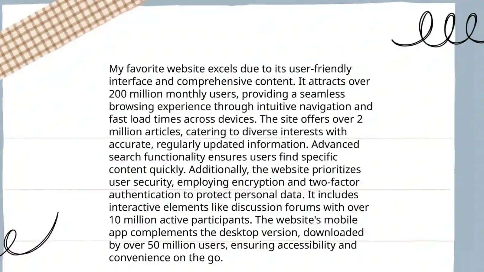 My favourite wepsite 4