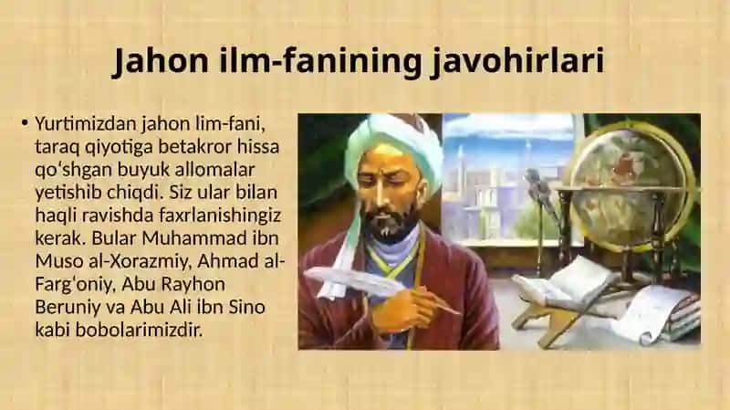 YURTIMIZDA ILM-FAN TARAQQIYOTI 4