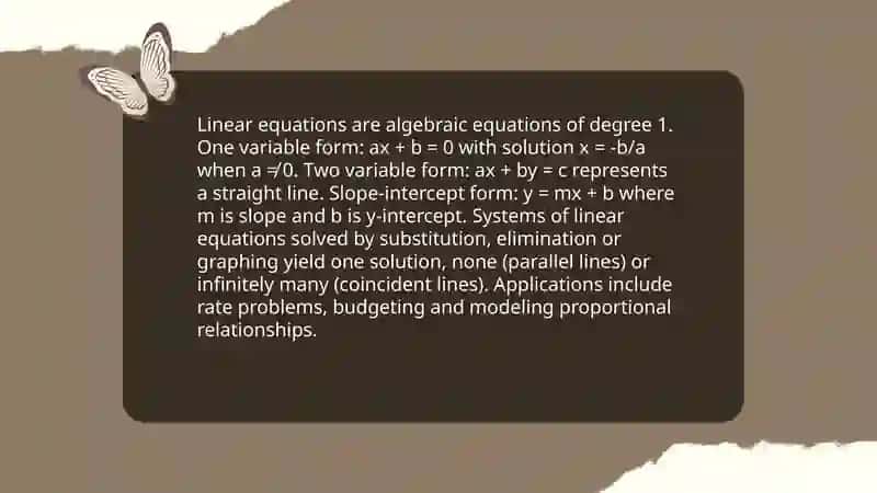 Algebra 4