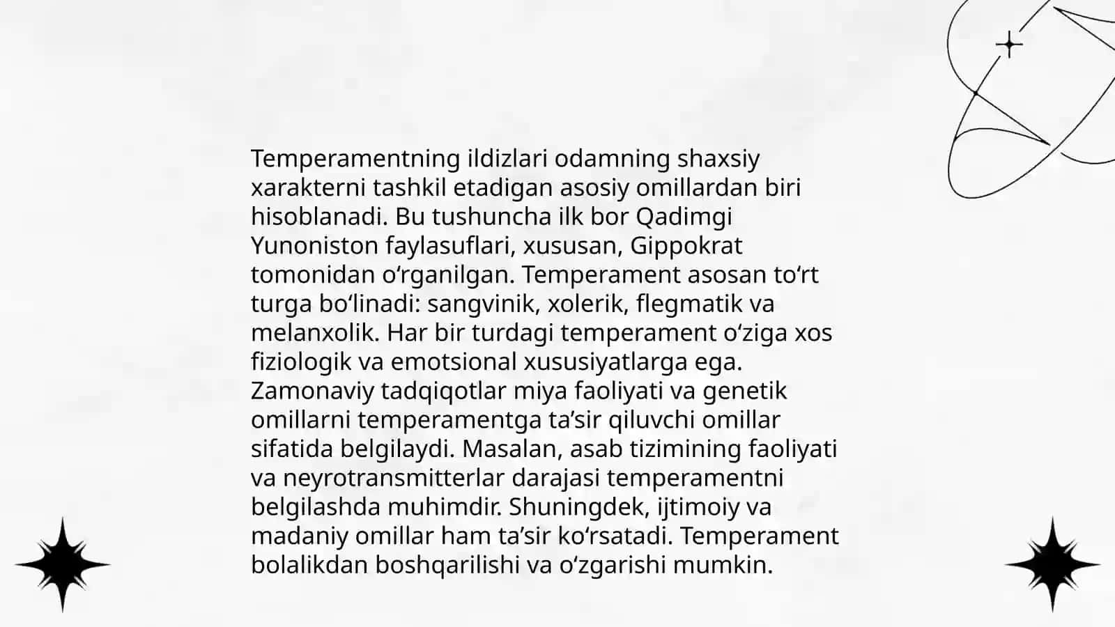 Temperament 4