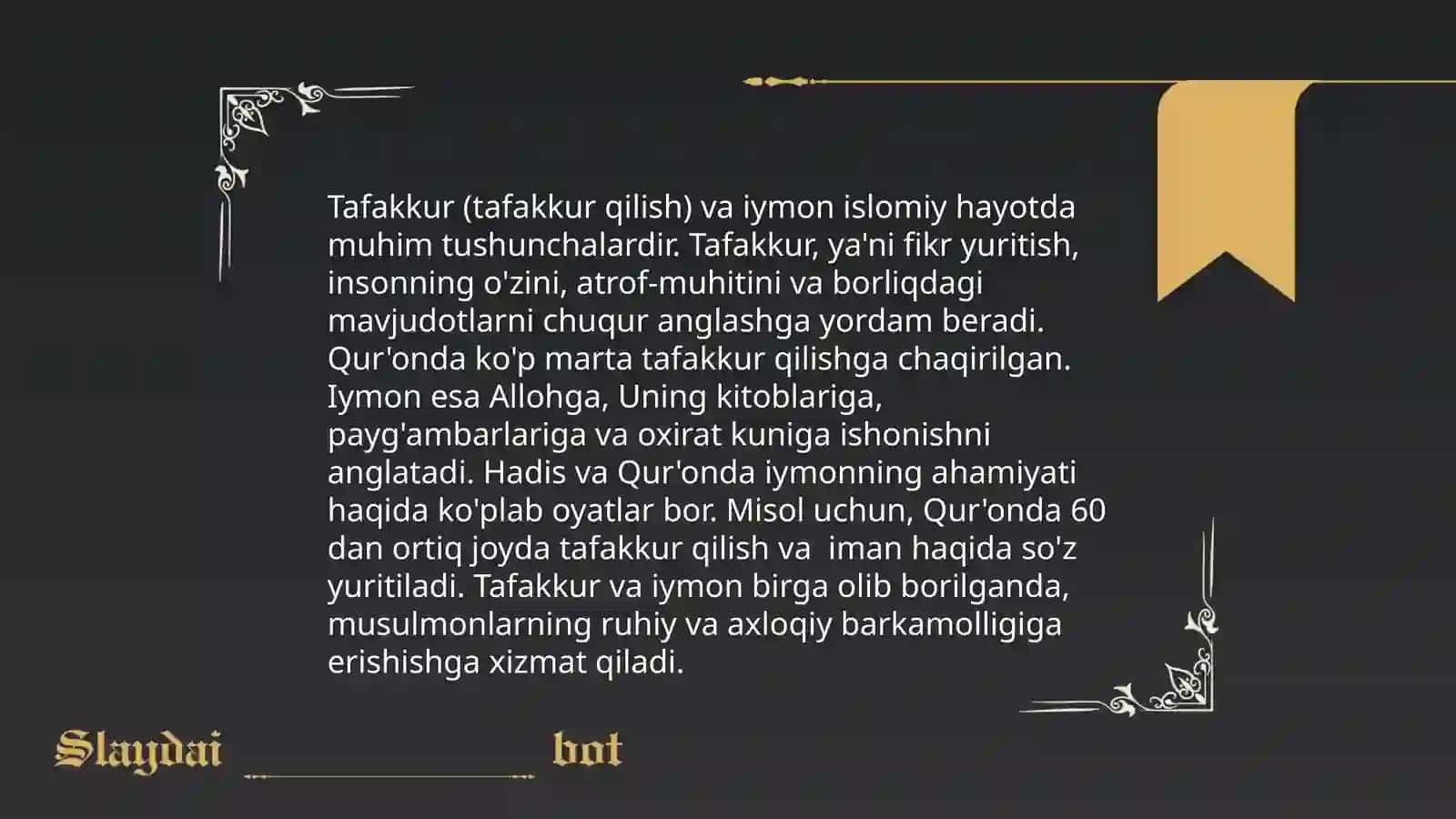 Tafakkur 4