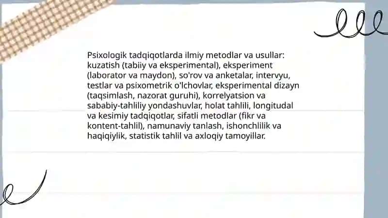 Psixologiyada ilmiy bilish 4