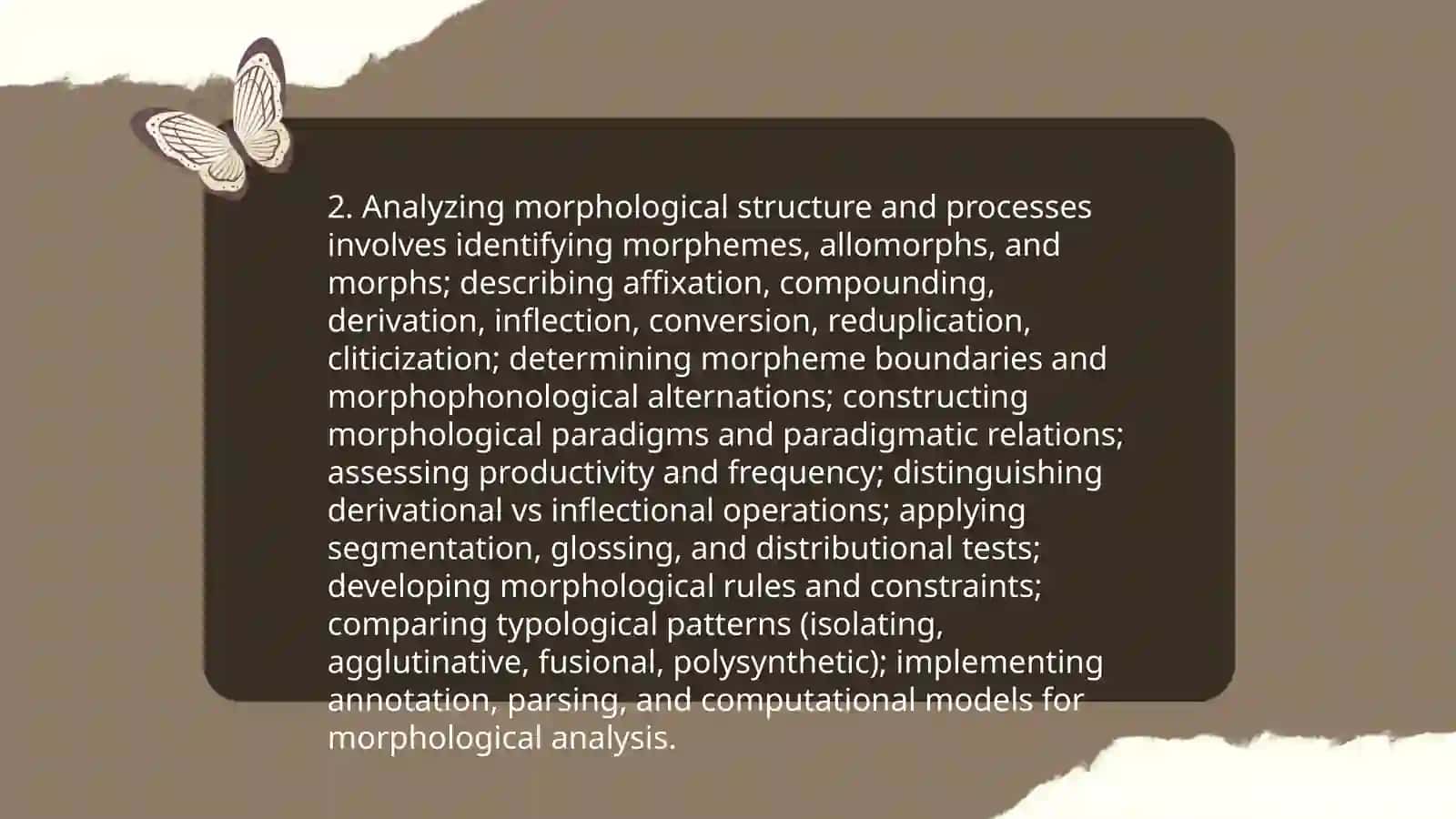 The main tasks of linguistics 4