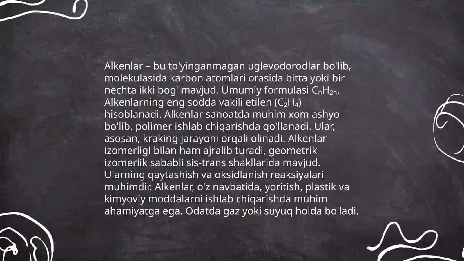 Organik birikmalar sinflari 4