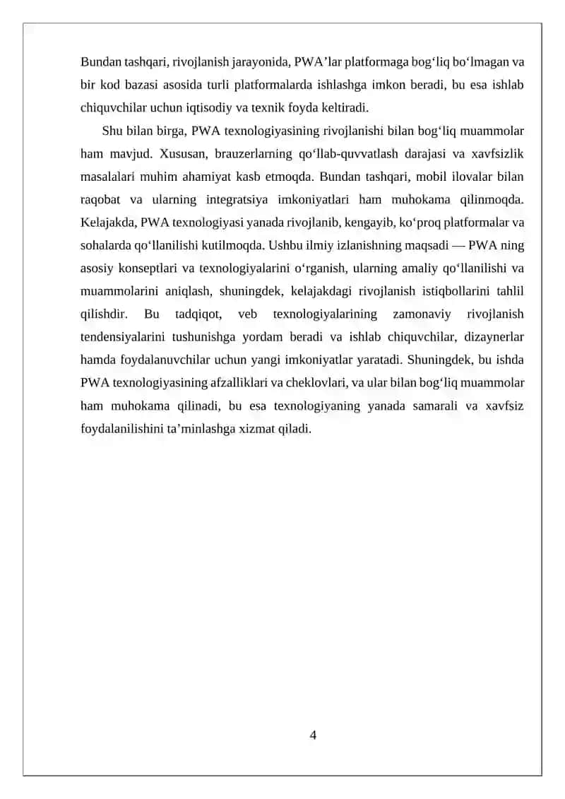 Progressive Web App (PWA) ning asosiy konseptlari 4