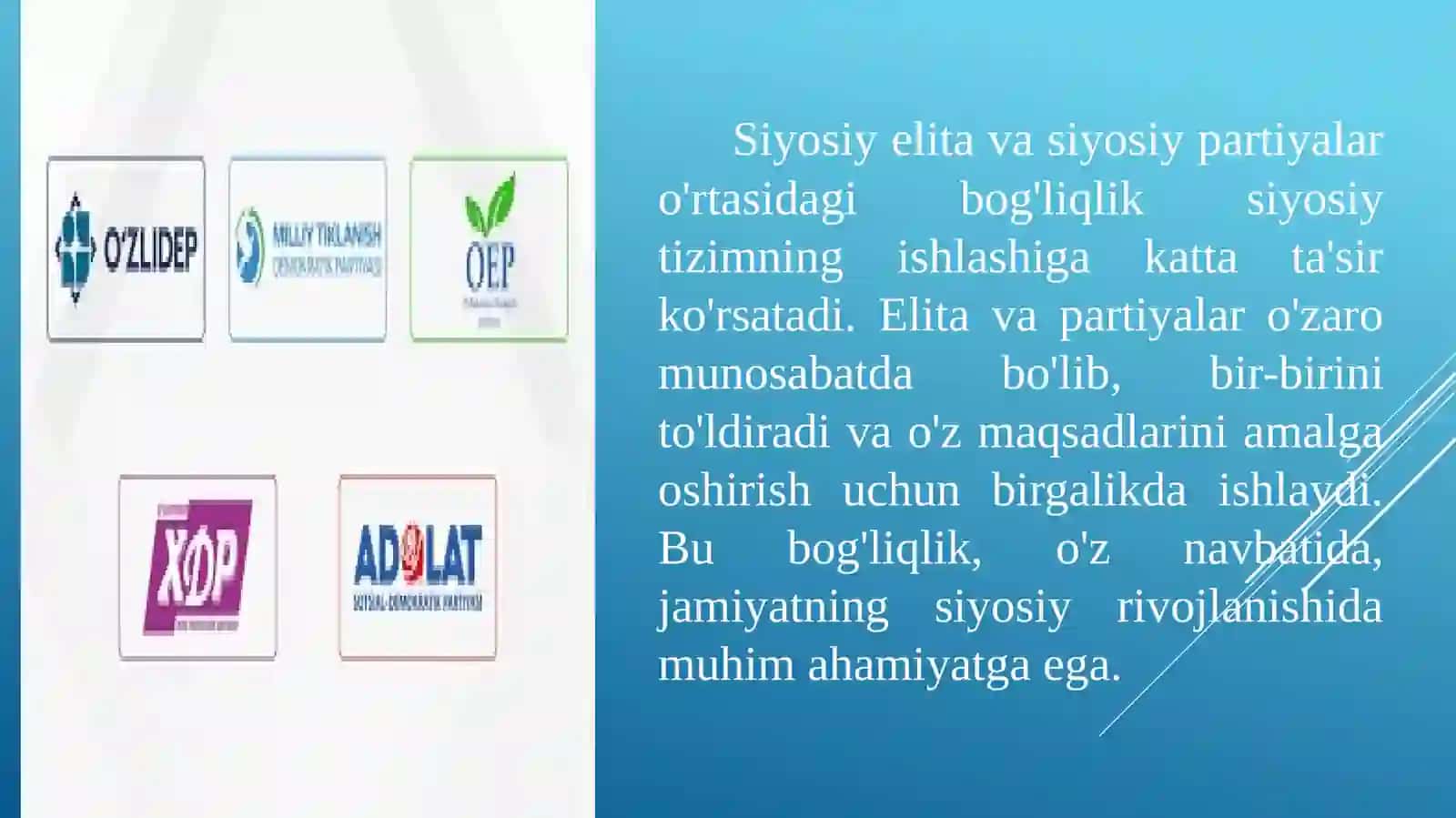Siyosiy partiyalar va siyosiy elita 4