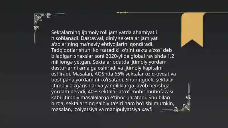 Yangi diniy ta'limot va sektalar 4