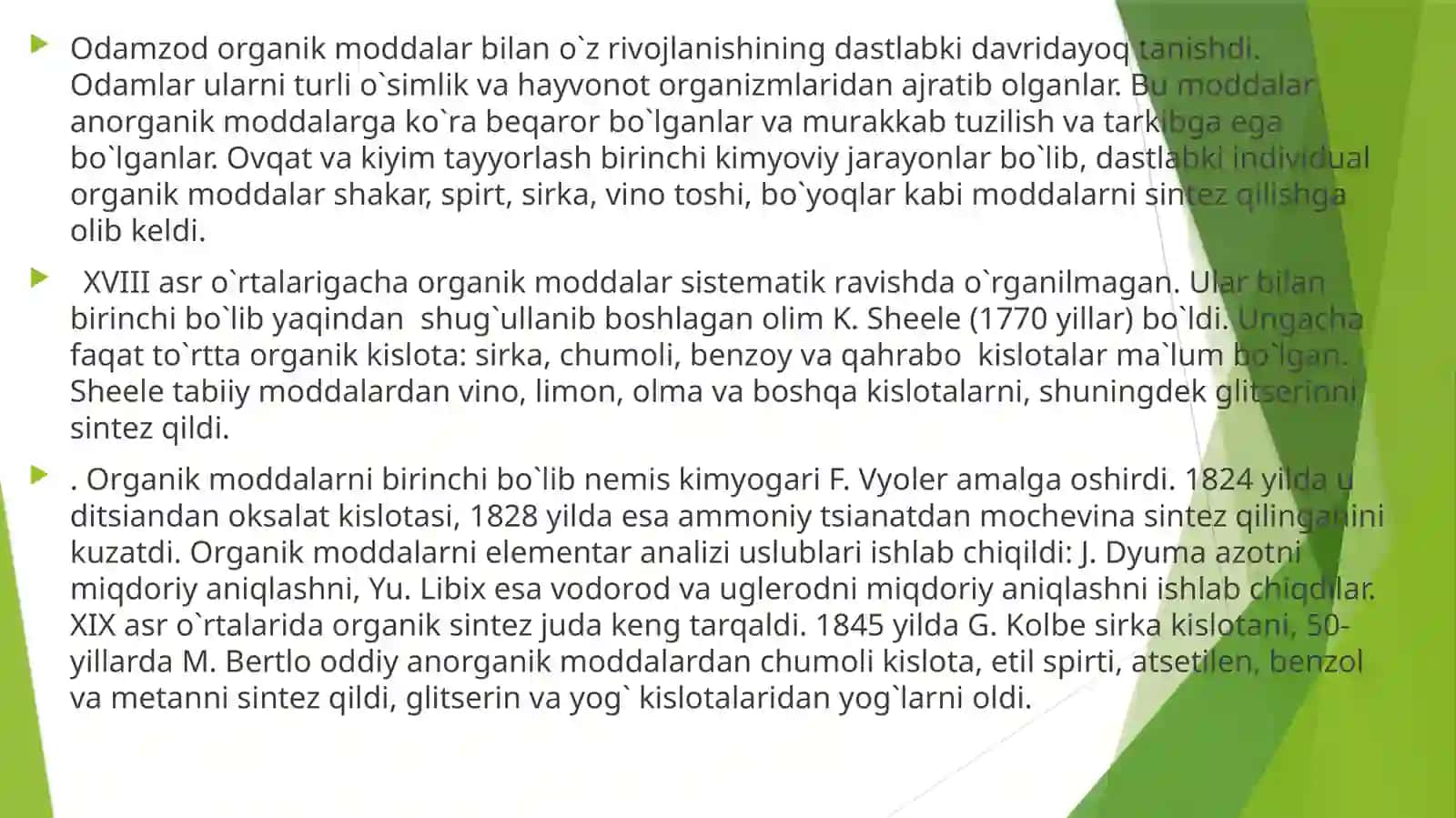 Organik kimyo 4