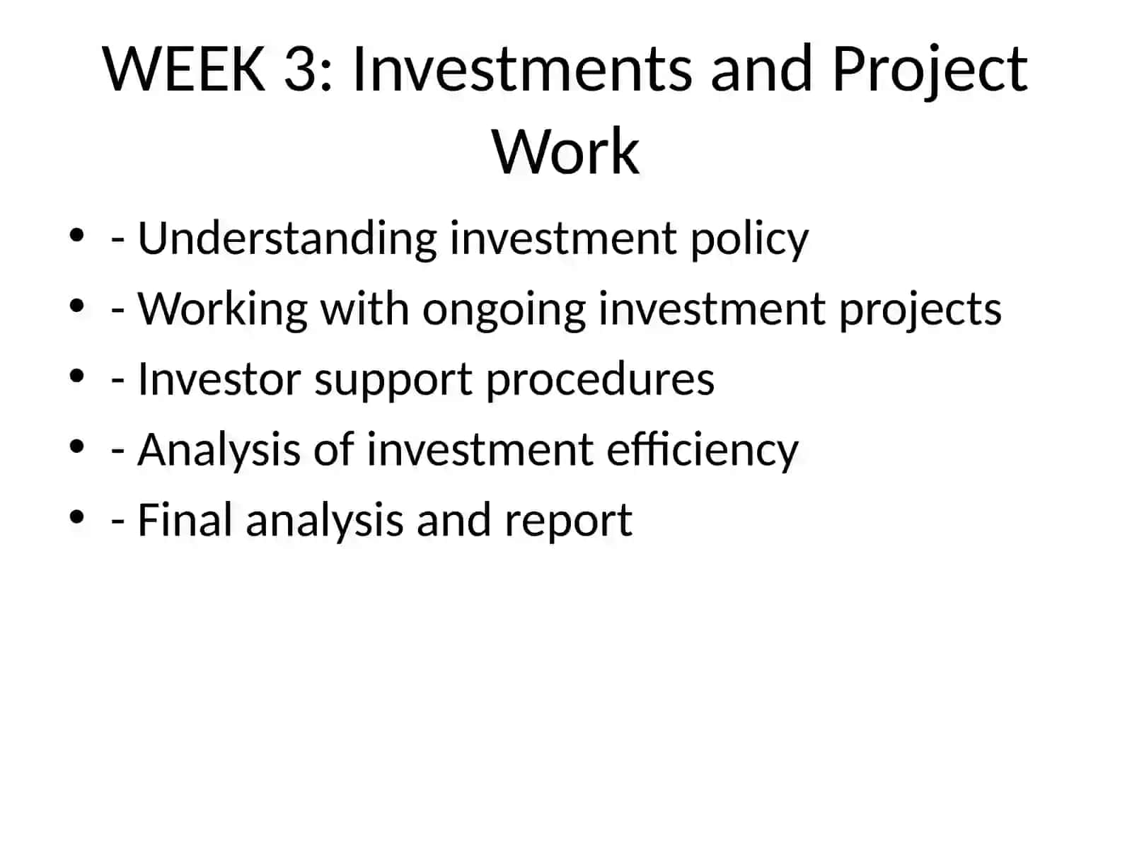 5-Week Internship Report 4