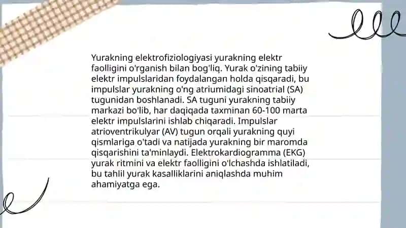 Yurak faoliyati 4