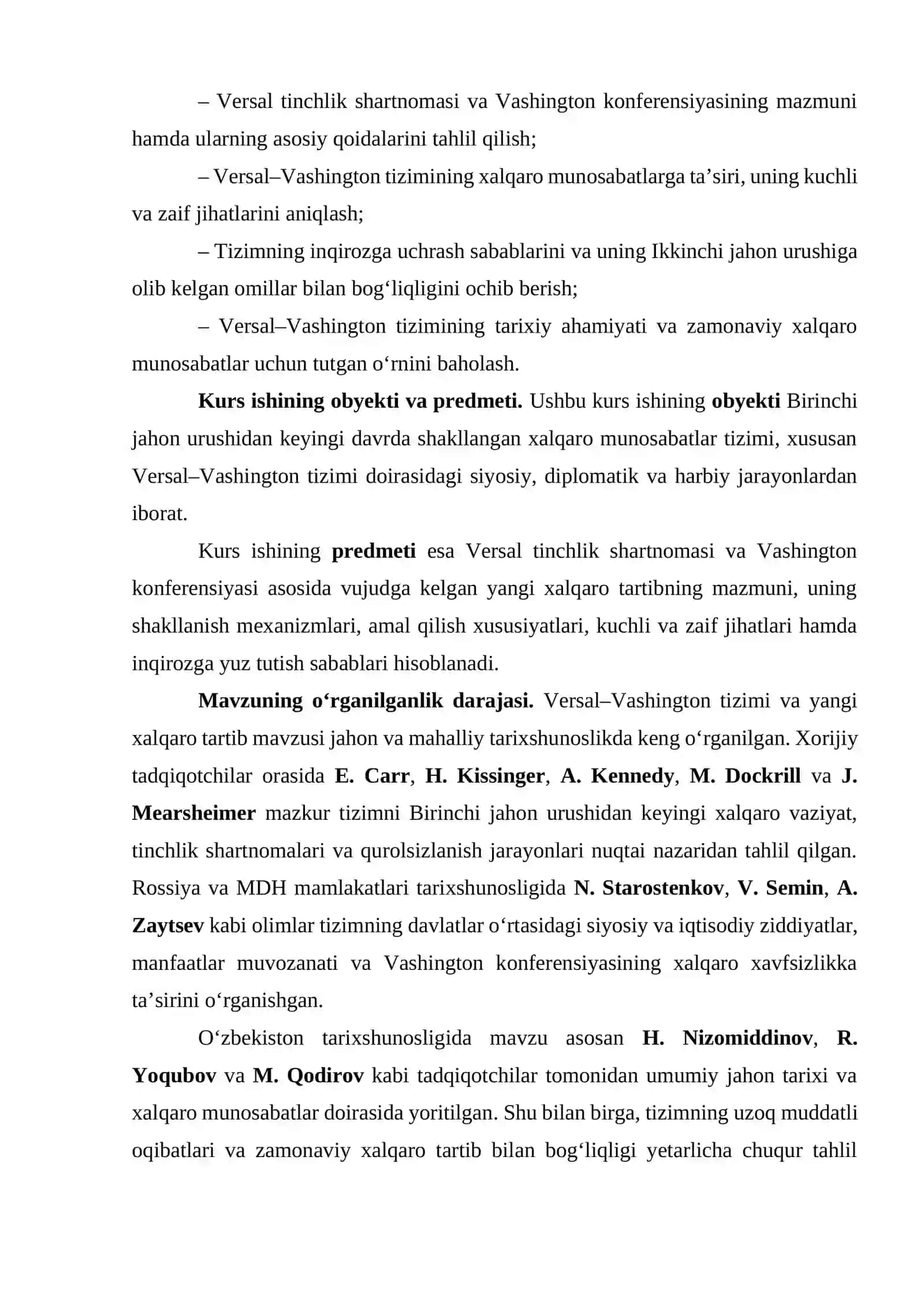"Versal vashington tizimi va yangi xalqaro tartib" 4