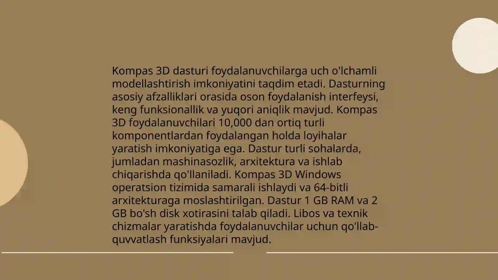 KOMPAS-3D dasturi 4