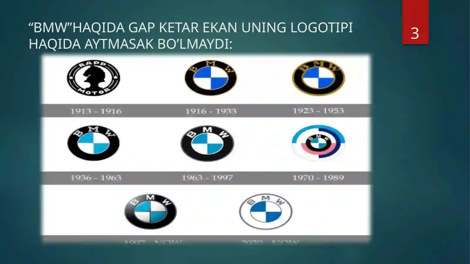 BMW KOMPANIYASI 4