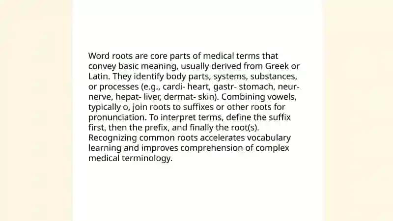 Medical Language 4