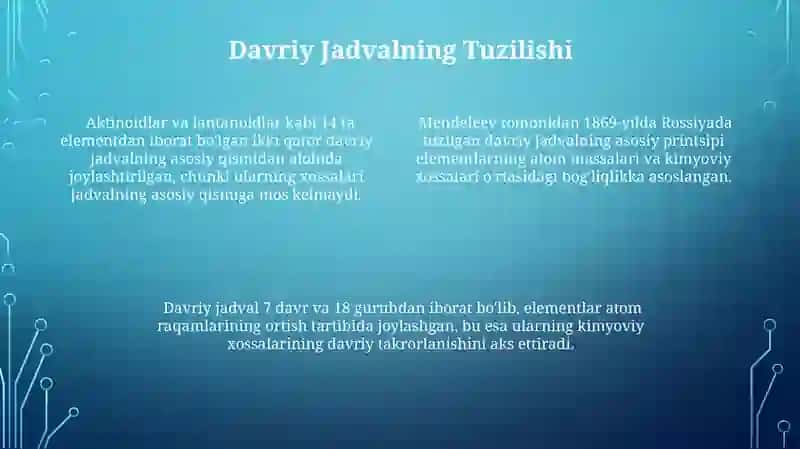 Davriy elementlar 4