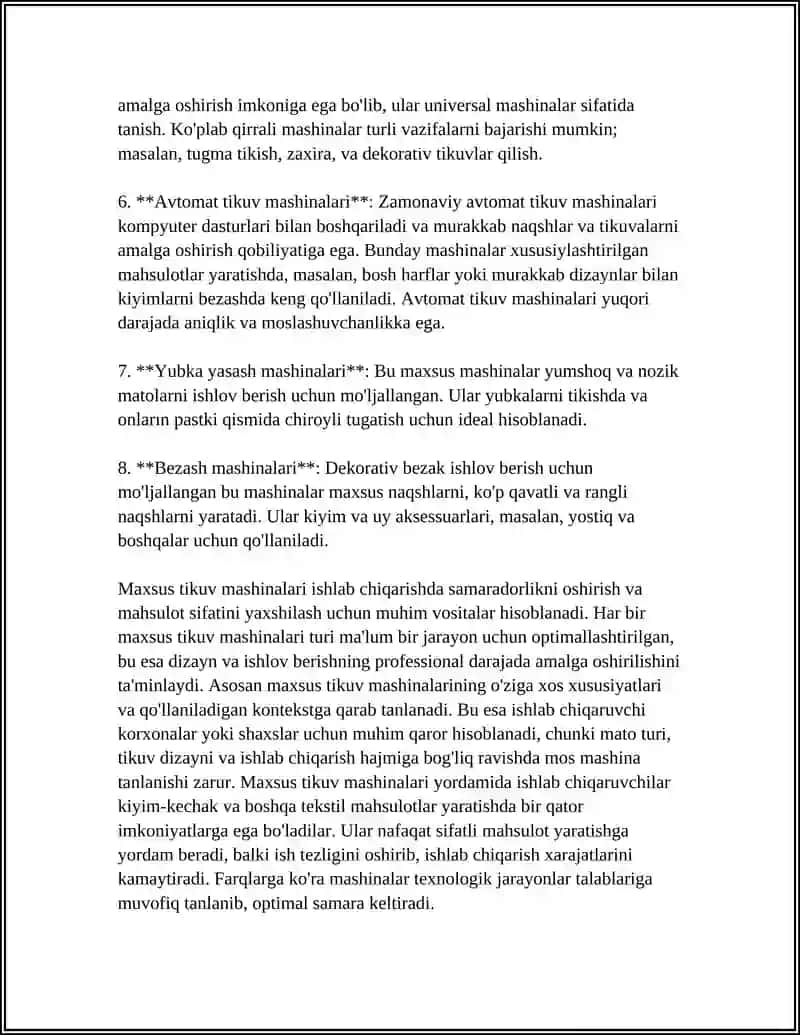 Maxsus Tikuv Mashinalari 4