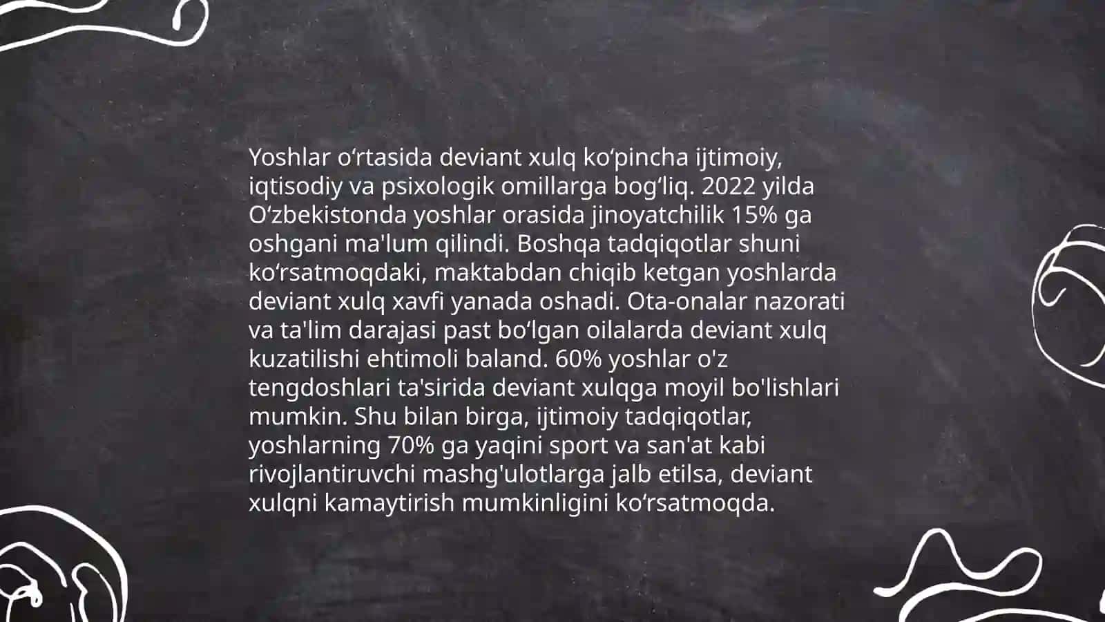 Deviant Xulq va Uning Sabablari 4