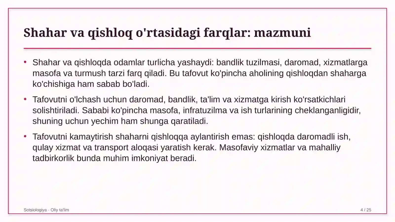 Internet-provayderlarda shahar va qishloq o'rtasidagi farqlar 4