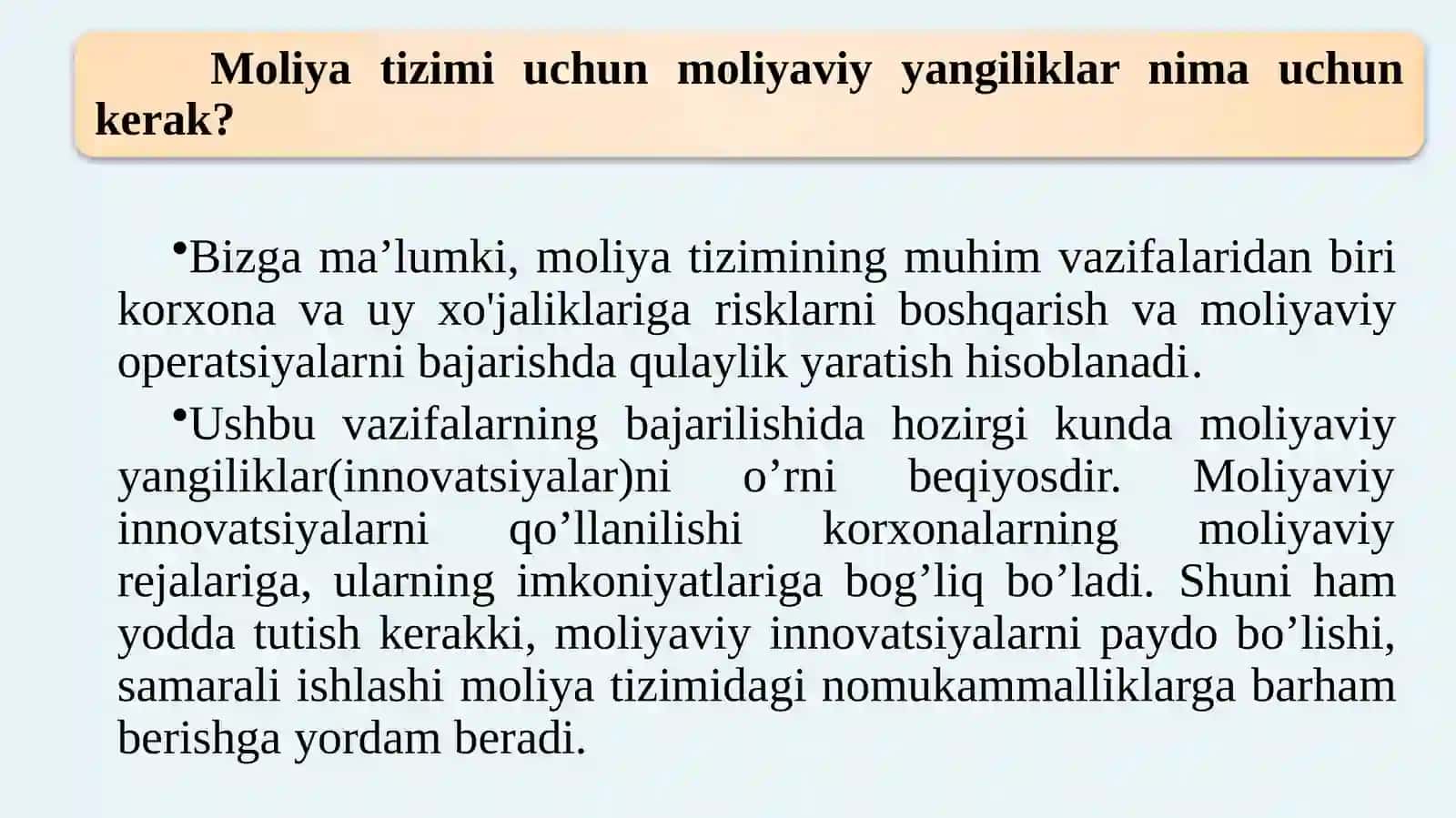 Moliyaviy innovatsiyalar 4