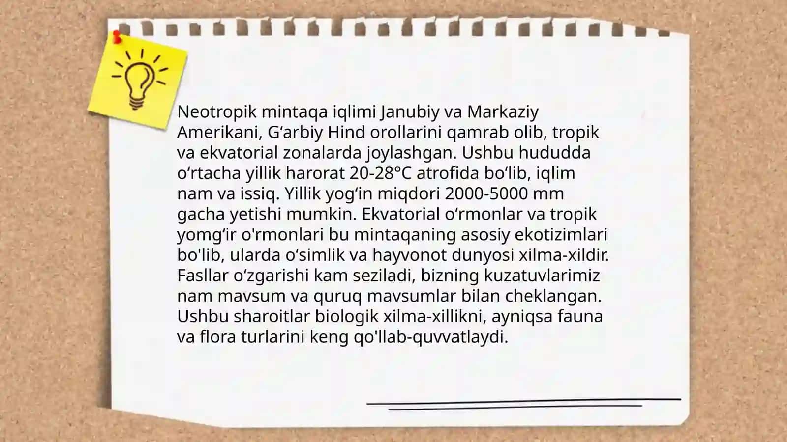 Neotropik Mintaqalar 4