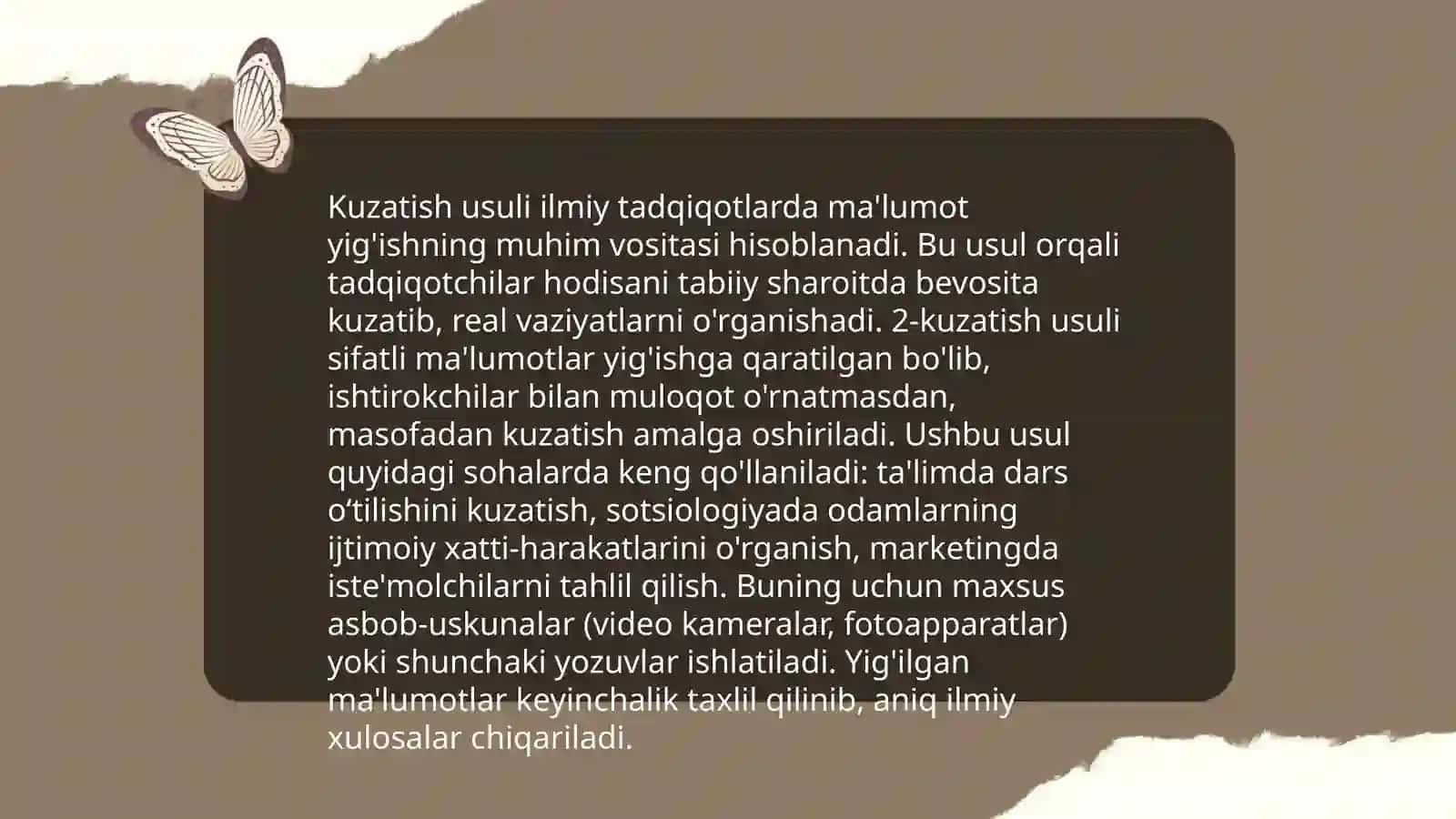 Shaxsni oʻrganish metodlari 4
