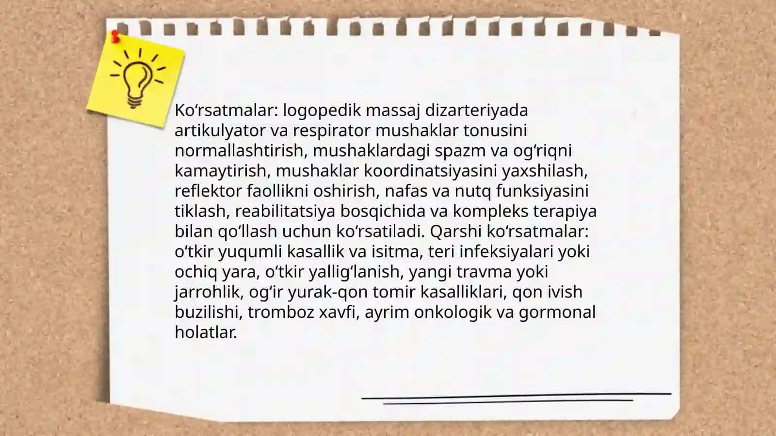 Dizarteriyani bartaraf etishda logopedik massaj 4