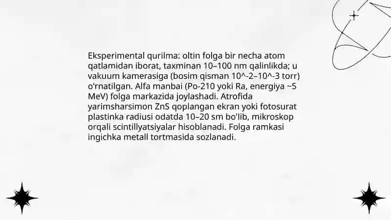 Rezerfod tajribasi 4