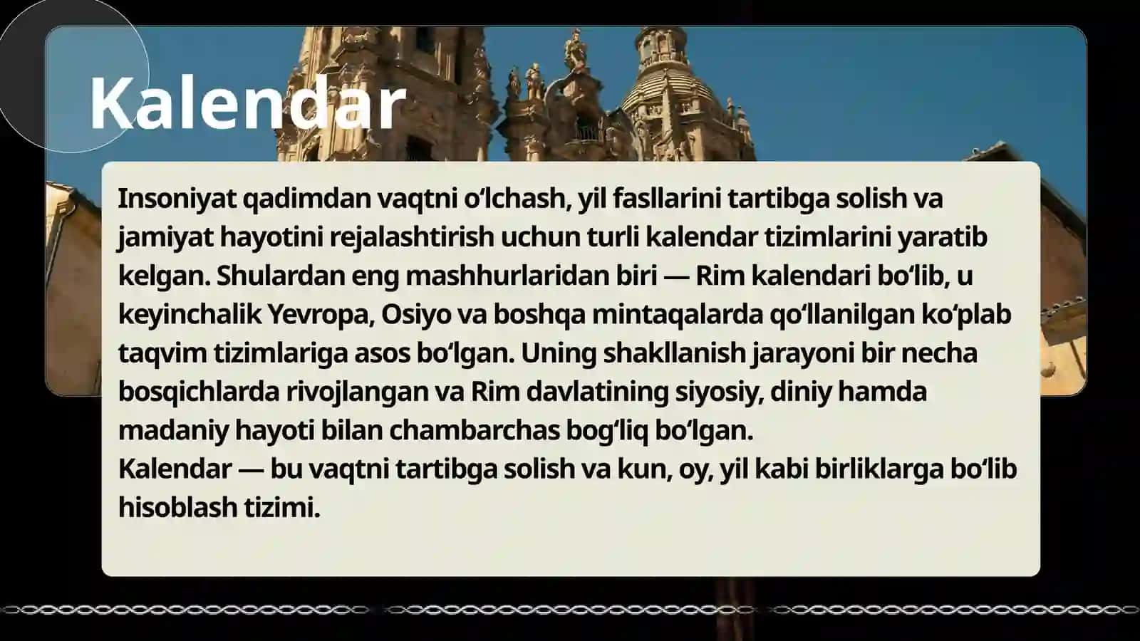 Rim kalendarining kelib chiqish tarixi 4