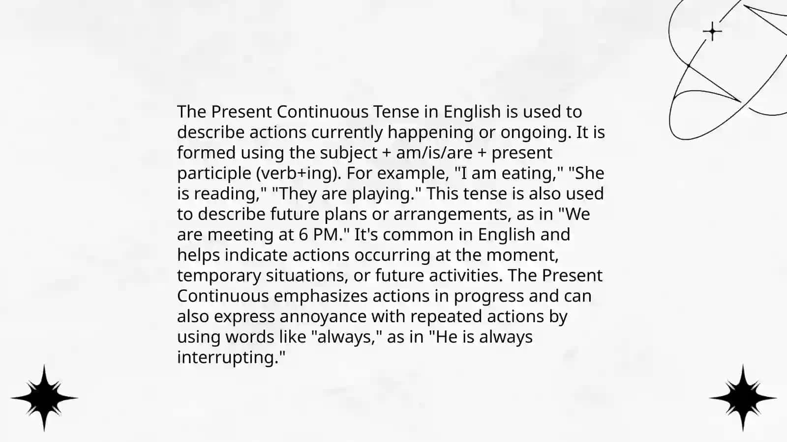 Preparing test about,,Tenses'' 4