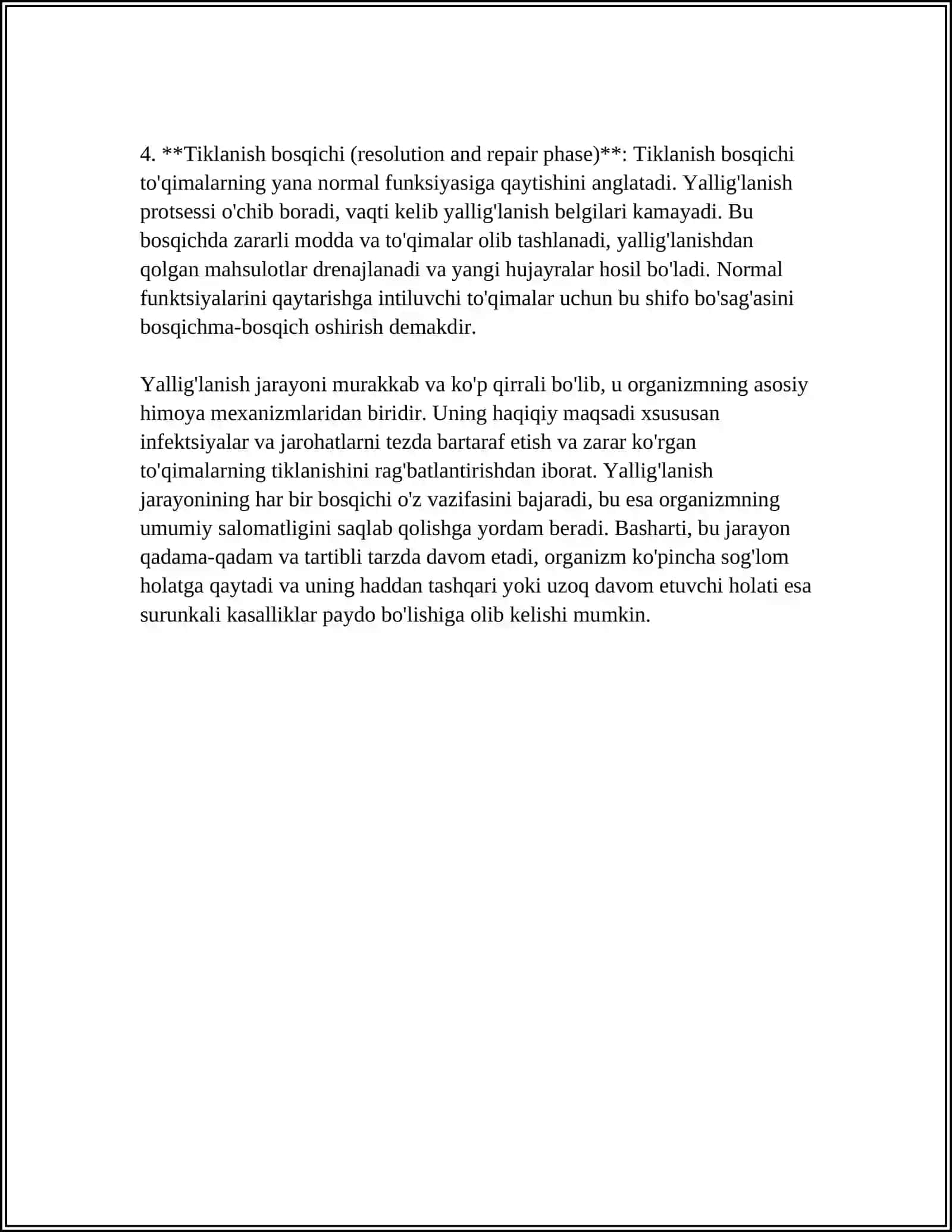 YALLIGʻLANISH 4