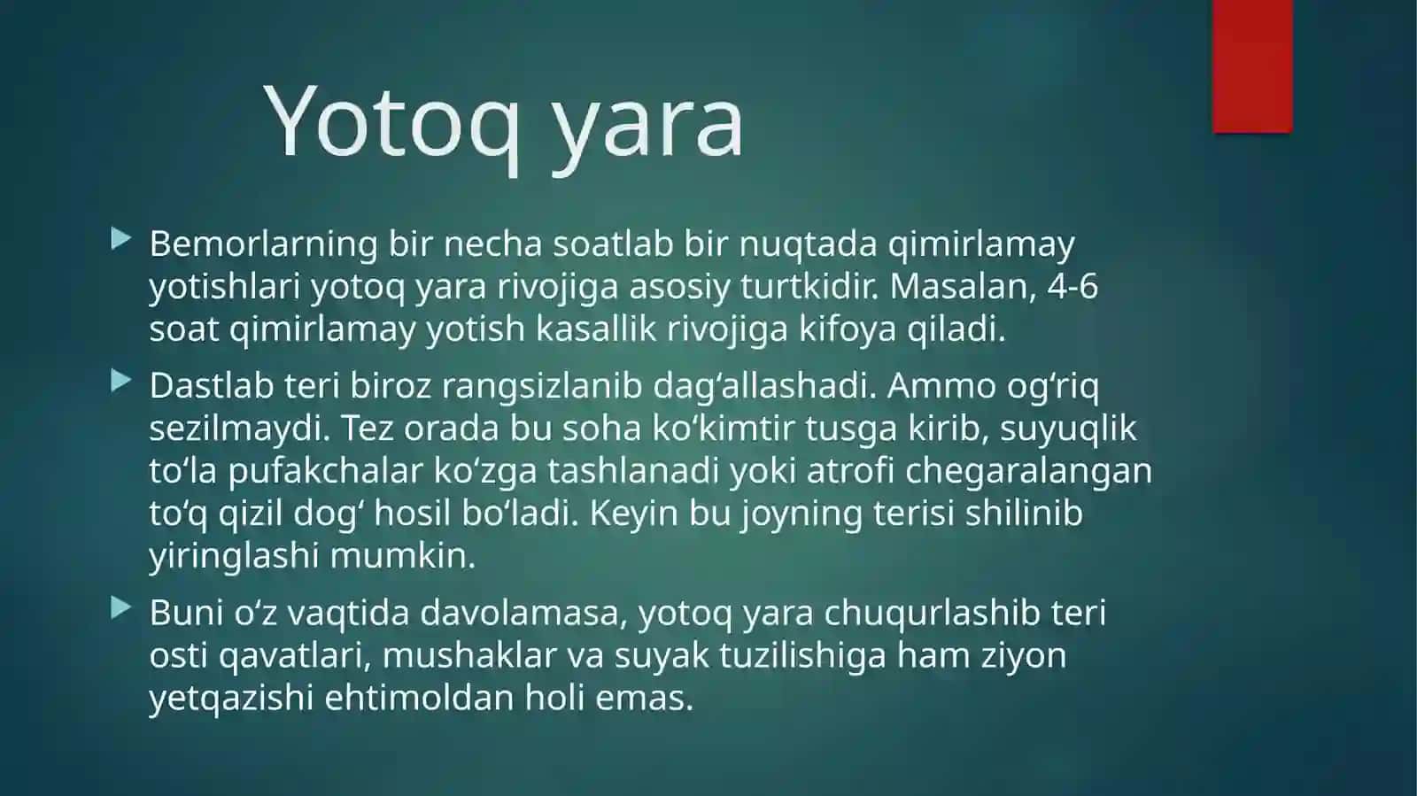 Yotoq yara 4