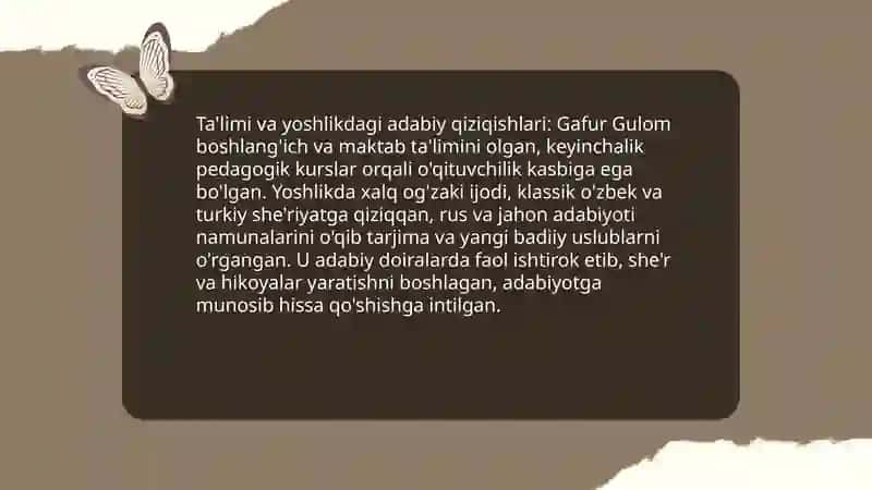 Gafur Gulom hayoti va ijodi 4