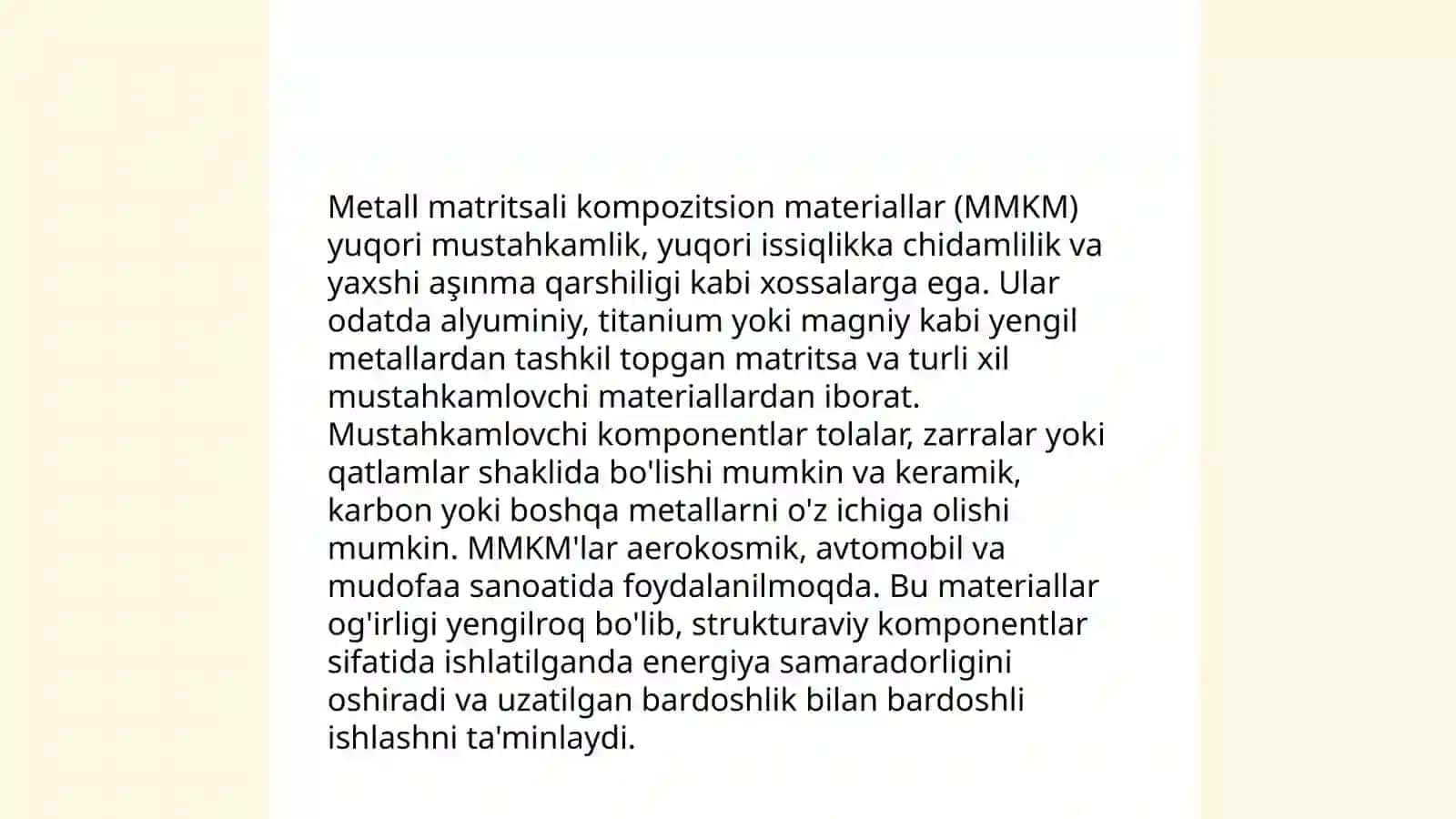 Metall matritsali kompezitsion materiallar 4