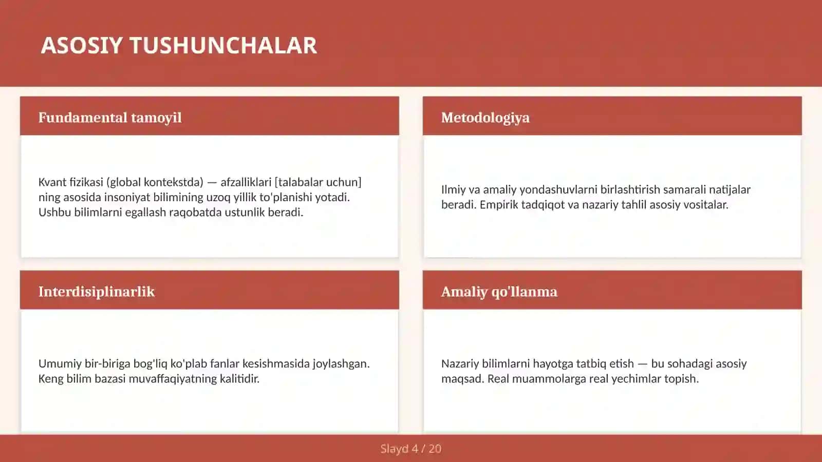 Kvant fizikasi (global kontekstda) — afzalliklari [talabalar uchun] 4