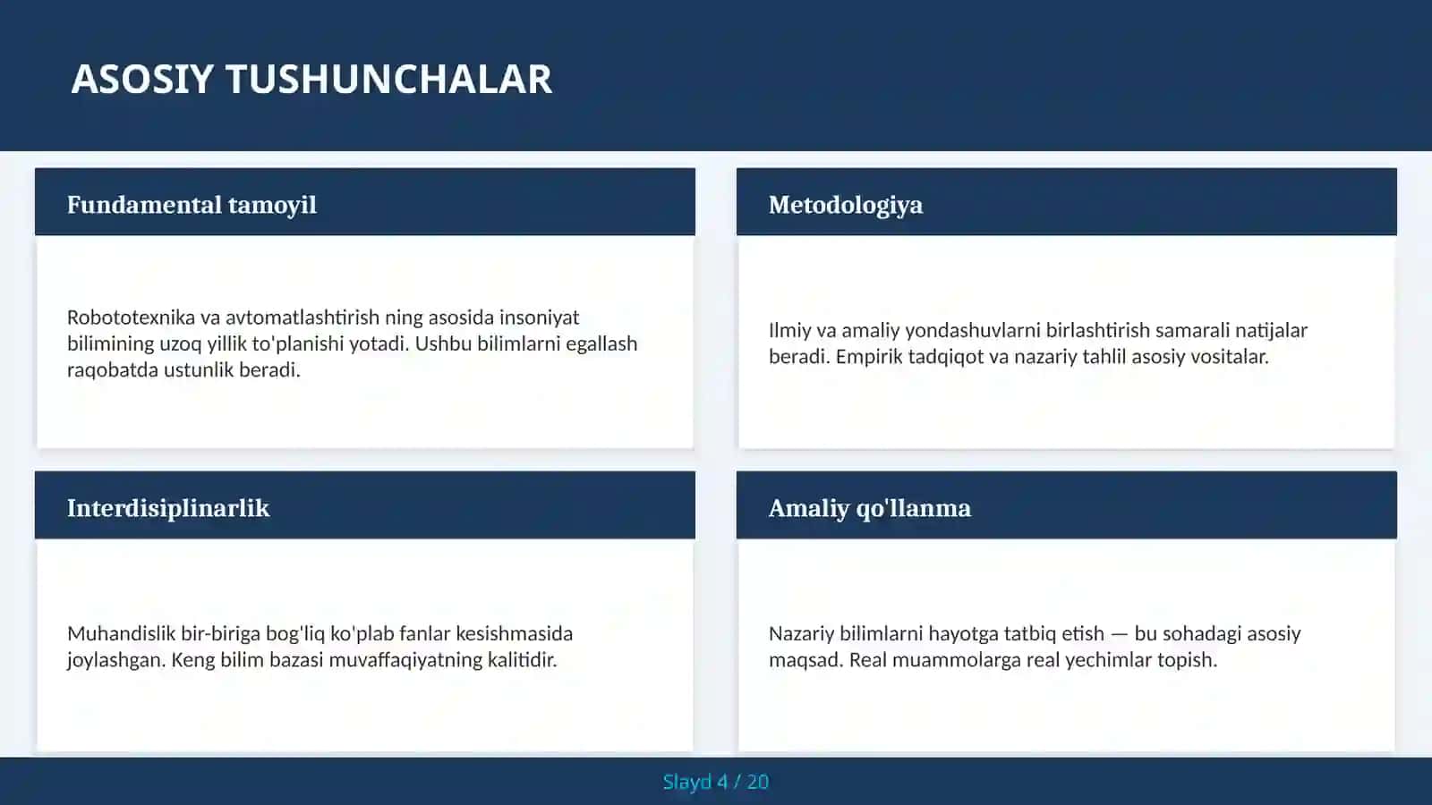 Robototexnika va avtomatlashtirish 4