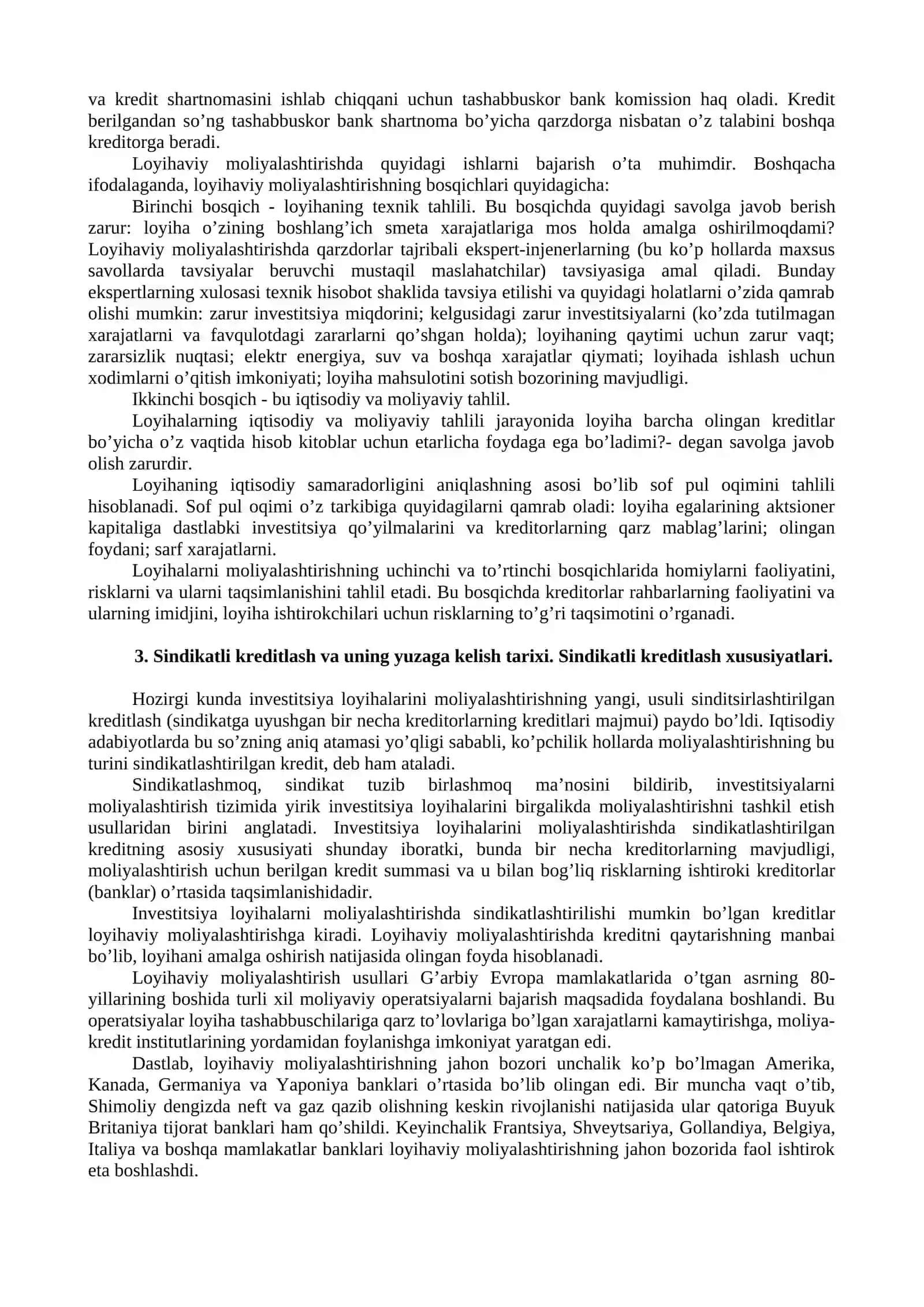 Investitsiyalarni loyihaviy moliyalashtirish 4