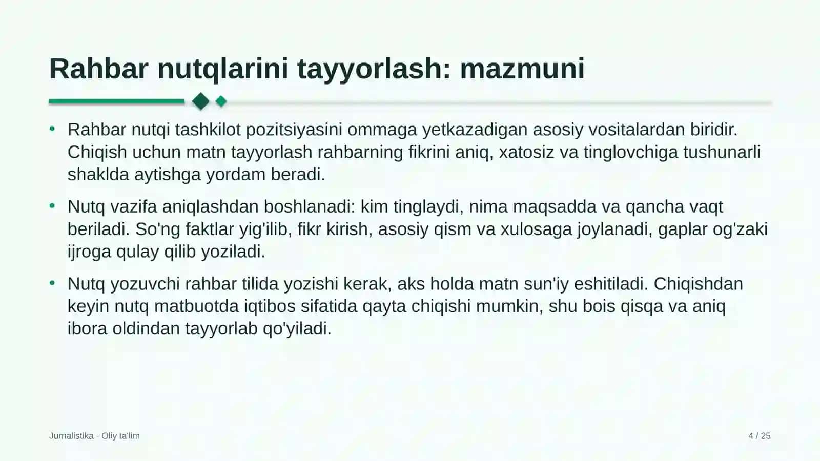 mediatsiya markazlarida rahbar nutqlarini tayyorlash 7272 4