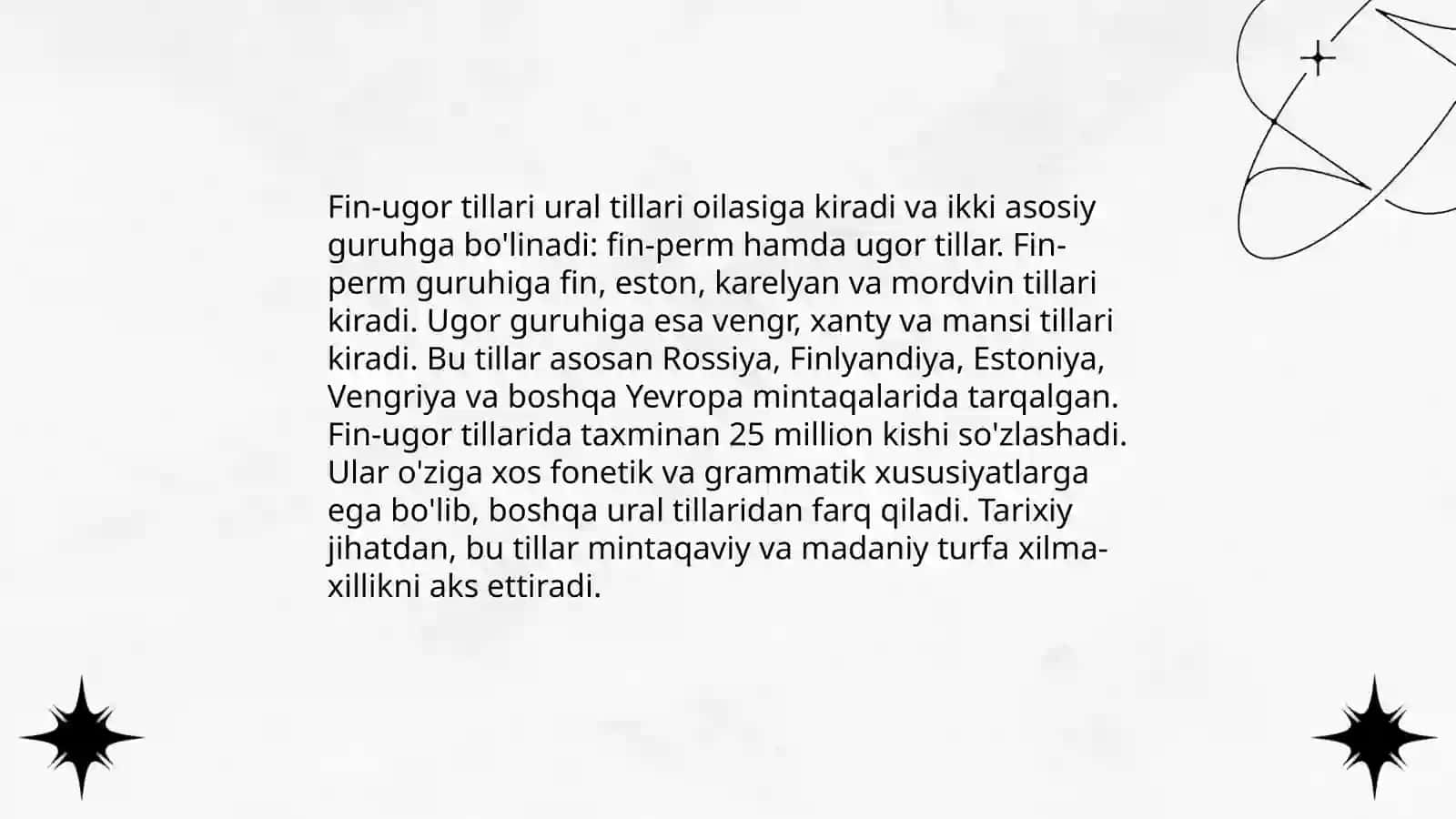 Fin-ugor tillari oilasi 4